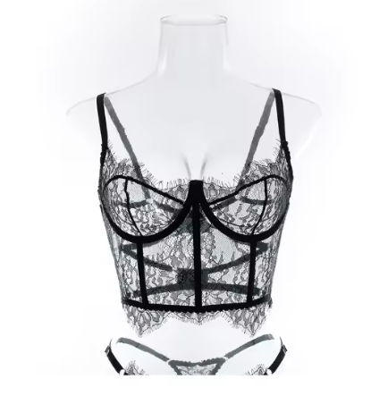 Corset Obsidian Bloom