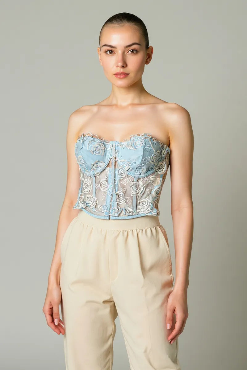 Corset Celestial Bloom