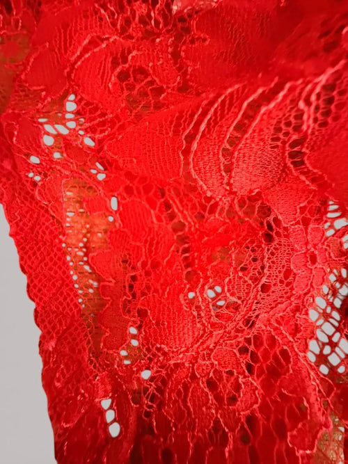 Corset Crimson Bloom